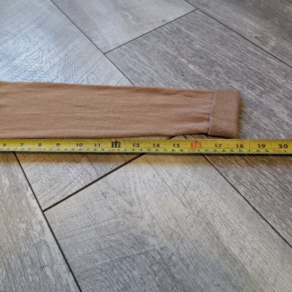 Banana Republic Camel Cotton-Cashmere Button-Front Cardigan | Size Small - Picture 10 of 11